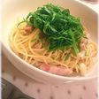 梅クリームパスタ