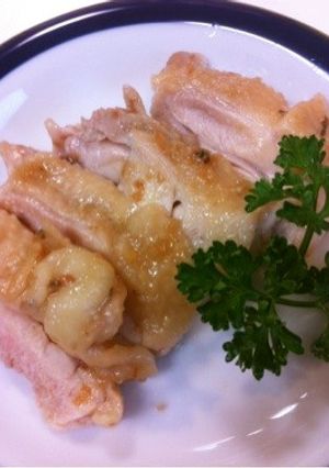 鶏もも肉の梅肉蒸し-レシピのメイン写真