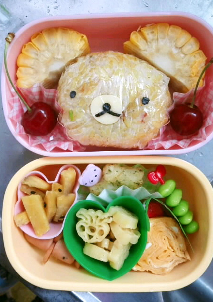 簡単de手抜きなクマちゃんお弁当-レシピのメイン写真