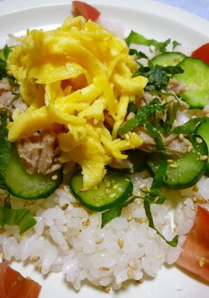 梅ごはんのお手軽ちらし-レシピのメイン写真