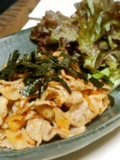 豚キムチのサラダ菜巻き-レシピのメイン写真
