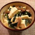 豆腐とニラのあんかけご飯