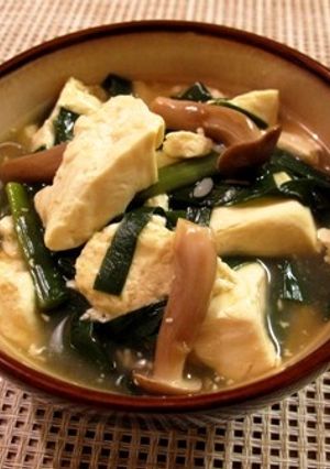 豆腐とニラのあんかけご飯-レシピのメイン写真