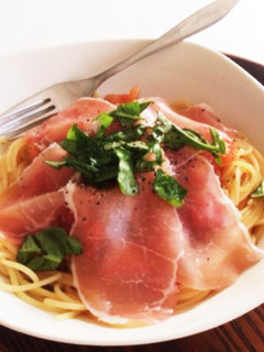 生ハムとトマトの冷製パスタ-レシピのメイン写真