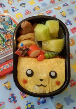 ピカチュウオムライス-レシピのメイン写真