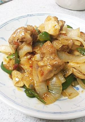 懐かしい☆鶏肉の豆板醤炒め-レシピのメイン写真