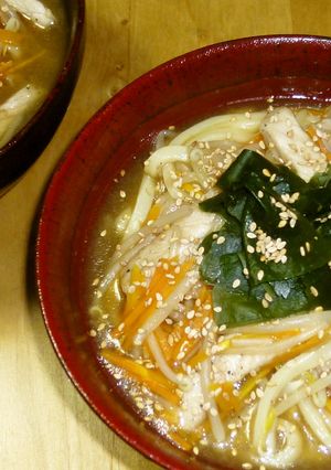 夏バテ防止！あんかけうどん-レシピのメイン写真