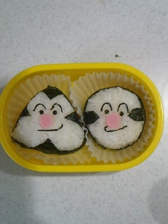 幼稚園キャラ弁☆おむすびまん-レシピのメイン写真