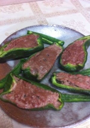 ピーマンの肉詰め-レシピのメイン写真