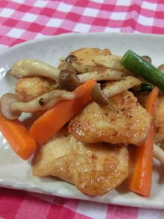 塩麹鶏のめんつゆバター炒め-レシピのメイン写真