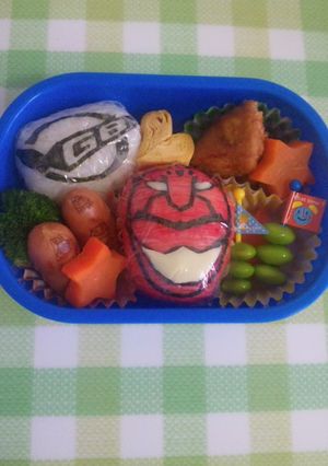 キャラ弁★ゴーバスターズ-レシピのメイン写真
