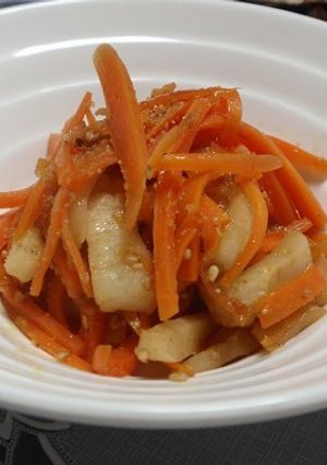 にんじんとちくわのポン酢きんぴら-レシピのメイン写真