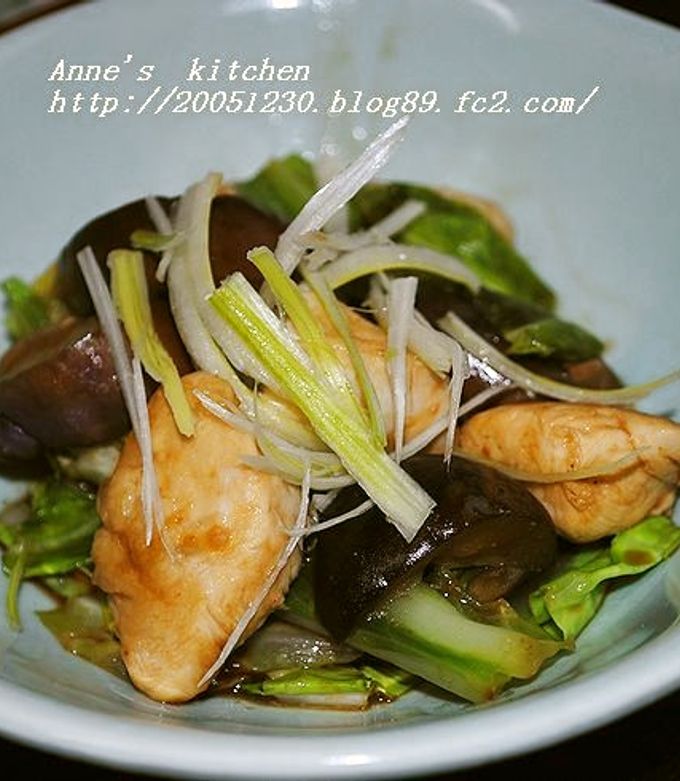 ふんわりささみと茄子とキャベツの味噌炒め by アンanne