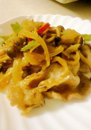 とろっと豚肉と野菜炒めのせ-レシピのメイン写真