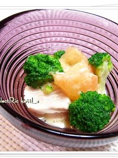 鶏とブロッコリーのグレフル山葵マヨ和え-レシピのメイン写真
