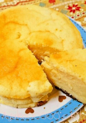 プロセスチーズで節約♪スフレチーズケーキ-レシピのメイン写真
