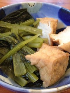 ◎小松菜と厚揚げの煮物◎-レシピのメイン写真