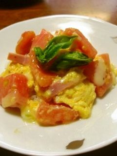 トマトと卵のイタリアン丼-レシピのメイン写真