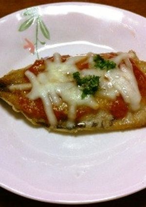 イワシのトマトニンニクチーズ焼き-レシピのメイン写真