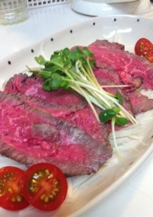 フライパンで出来ちゃう簡単ローストビーフ-レシピのメイン写真