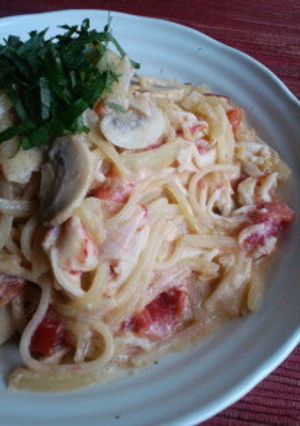 フレッシュトマトの豆乳パスタ-レシピのメイン写真