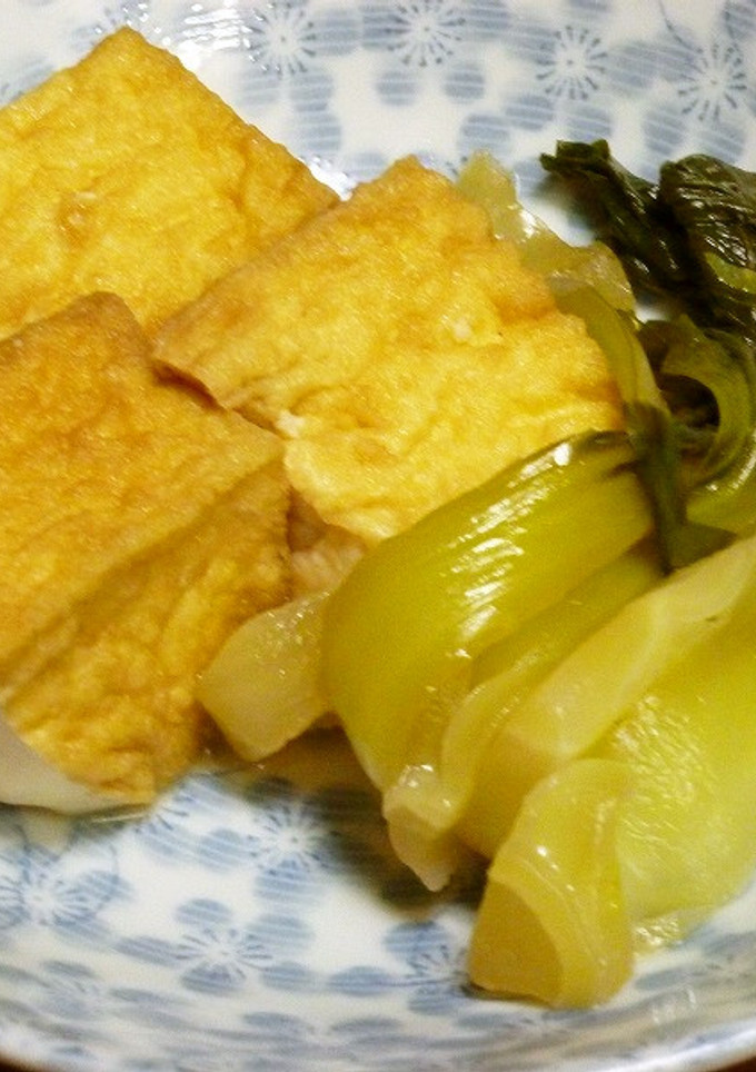 厚揚げと青梗菜の煮物-レシピのメイン写真