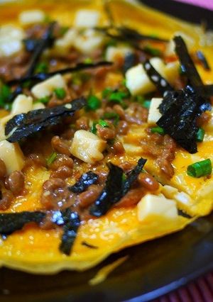 ピザ風たまご醤油麹納豆焼き-レシピのメイン写真