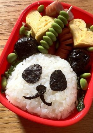 超簡単♪誰でもできるパンダのおべんとう-レシピのメイン写真