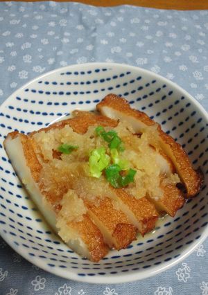 揚げかまのさっぱりおろし煮-レシピのメイン写真
