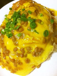 とろ~り納豆 和風オムライス-レシピのメイン写真