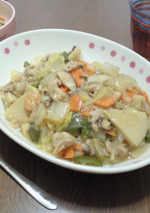 野菜たっぷり八宝菜(中華丼)-レシピのメイン写真