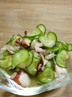 タコときゅうりの酢の物-レシピのメイン写真