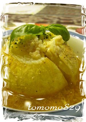 ☆レンジde簡単♪肉詰め新玉ねぎ♬☆-レシピのメイン写真