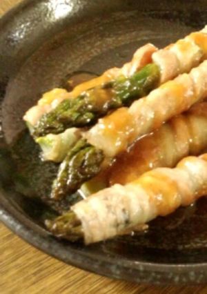 アスパラと豚のあまから-レシピのメイン写真