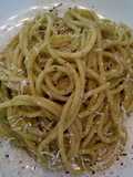本気のパスタアラペストジェノベーゼ