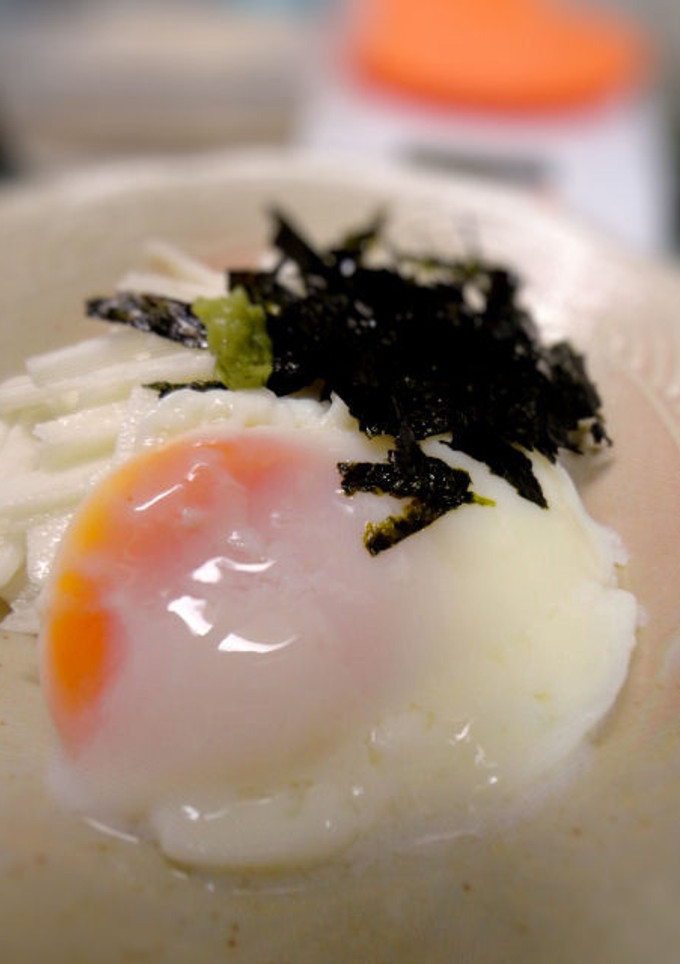 たまごのおかず☆長芋と温玉わさび醤油-レシピのメイン写真