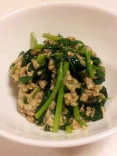 モロヘイヤと納豆の和え物-レシピのメイン写真
