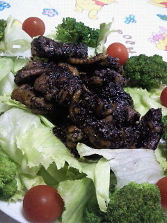 鶏肉の黒ゴマ炒め-レシピのメイン写真