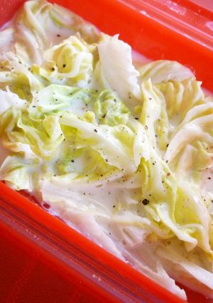 レンジで楽チン♪キャベツの豆乳煮-レシピのメイン写真