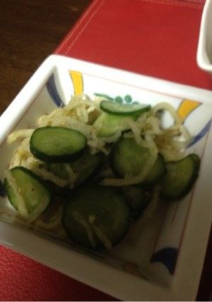 切り干し大根とキュウリの酢の物-レシピのメイン写真