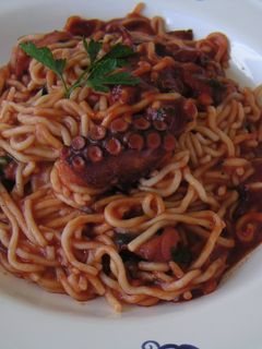 タコのトマトパスタ♪-レシピのメイン写真