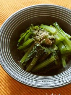 ✽小松菜の酒蒸しぽんず✽-レシピのメイン写真