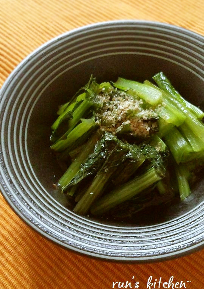 ✽小松菜の酒蒸しぽんず✽-レシピのメイン写真