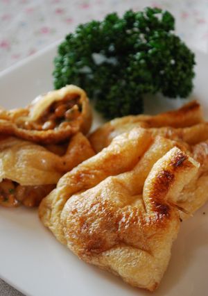 お揚げのピザ風納豆茶巾-レシピのメイン写真