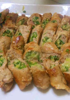 おいしい！簡単！肉巻き餃子！-レシピのメイン写真