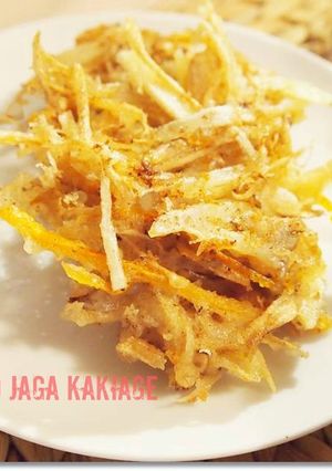 そのままでもうどんの具でも♪ごぼじゃが天-レシピのメイン写真