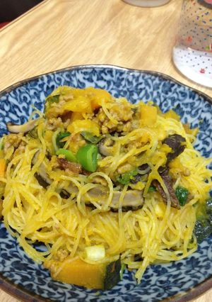 金瓜ビーフン(かぼちゃビーフン)-レシピのメイン写真