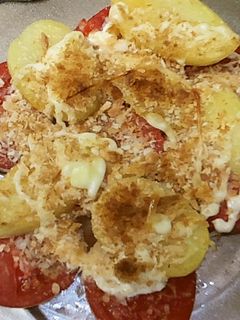 トマトとポテトのオーブン焼き-レシピのメイン写真