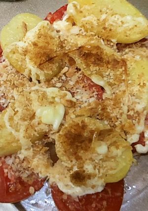 トマトとポテトのオーブン焼き-レシピのメイン写真