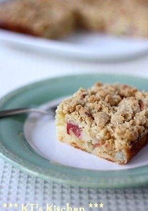 ルバーブとオレンジのクランブルケーキ-レシピのメイン写真